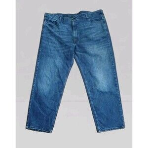 Levi's 550 Relaxed Fit Dark Wash Denim Size 48x32